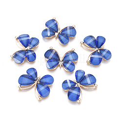 Подвески из легкого позолоченного стекла&nbsp;PALLOY-CJC0001-33H