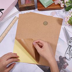 Наклейки из крафт-бумаги и ПВХ&nbsp;DIY-WH0899-410B