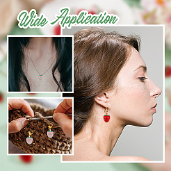 60шт 2 цвета прозрачные акриловые подвески&nbsp;OACR-HY0001-18