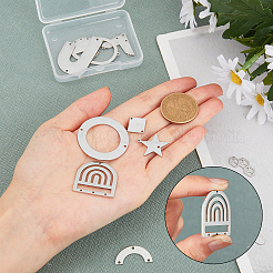 12 шт. 12 элемента люстр из нержавеющей стали 201 в стиле&nbsp;STAS-UN0022-66