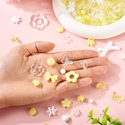 100 г прозрачных и непрозрачных акриловых бусин&nbsp;TACR-TA0001-57F