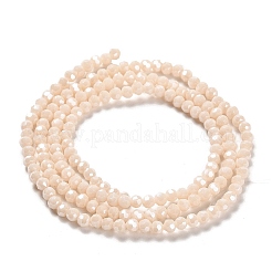 Гальванические непрозрачные стеклянные бусины&nbsp;LS-EGLA-A035-P3mm-A05