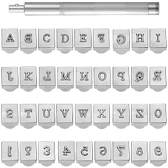 Наборы инструментов для тиснения кожи с буквами и цифрами&nbsp;TOOL-WH20012-002A
