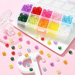 Прозрачные акриловые бусины&nbsp;TACR-CJ0001-04