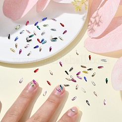 Стеклянные кабошоны со стразами&nbsp;MRMJ-CJC0007-17