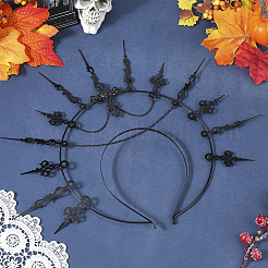 Железные повязки для волос &nbsp;AJEW-WH20089-001