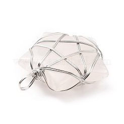 Природного кварца хрустальных подвесок&nbsp;G-D458-07P-06-RS