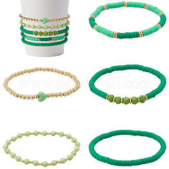 Полимерная глина и хрустальные бусины цепочка для чашек&nbsp;AJEW-WH20072-36A