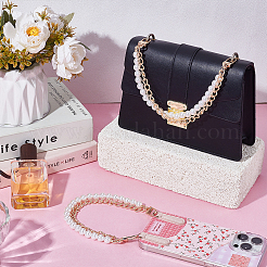 Резиновые ремни для мобильных телефонов из искусственного жемчуга&nbsp;AJEW-WH0270-628G