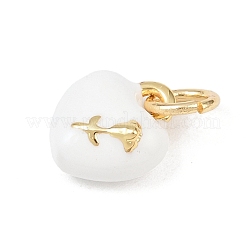 Латунь эмаль подвески&nbsp;KK-P339-25G-01