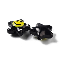 Стеклянные эмалевые бусины&nbsp;GLAA-G107-03-02