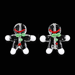 Пряничный человечек ручной работы бусины лэмпворк&nbsp;LAMP-G150-04C