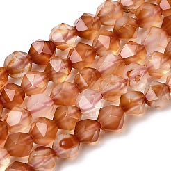 Натуральный красный агат бисер нитей&nbsp;G-Z119-A02-01