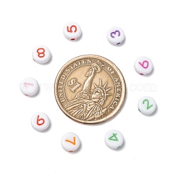 Непрозрачные акриловые бусины &nbsp;X-SACR-Q100-M034