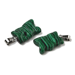 Синтетический малахитподвески&nbsp;G-B127-09P-11