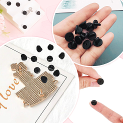 200шт силиконовая фурнитура для броши&nbsp;MAK-SP0001-09