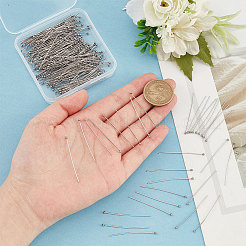 400 шт. штифты с шарообразной головкой из нержавеющей стали 304 для изготовления ювелирных изделий&nbsp;STAS-PH0004-92