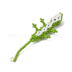 Подвески в виде геккона из стеклянных бусин&nbsp;PALLOY-MZ01115-01