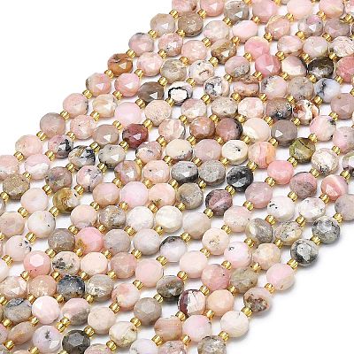 Натуральный розовый опал бусы пряди&nbsp;G-C116-A38-02-1