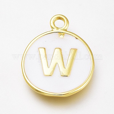 Латунь эмаль подвески&nbsp;KK-H103-01W-G-1