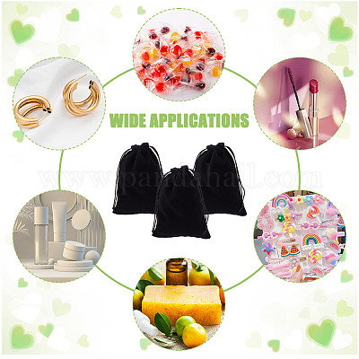 Мешочки из бархата&nbsp;ABAG-WH0046-30D-1