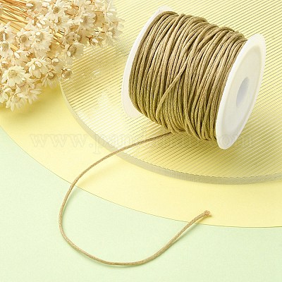 20м вощеных хлопковых шнуров&nbsp;YC-YW0001-05-278-1