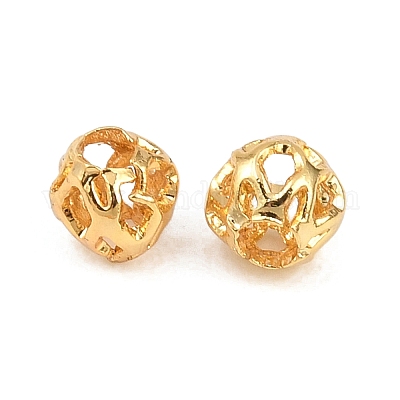 Латунные бусины&nbsp;KK-H250-03A-G-1