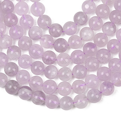 Нити бусин из натурального лавандового аметиста&nbsp;G-Z136-A01-6mm-1