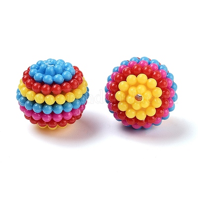 Пластиковые бусины abs&nbsp;KY-U002-01C-1