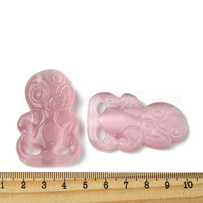 Большие подвески из окрашенного натурального селенита&nbsp;G-G113-01I-1