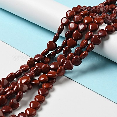 Натуральные красные яшмы бусы пряди G-B022-07B-1