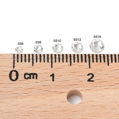 Preciosa® maxima crystal без горячей фиксации плоские камни Y-PRC-NSS12-70030-200-1