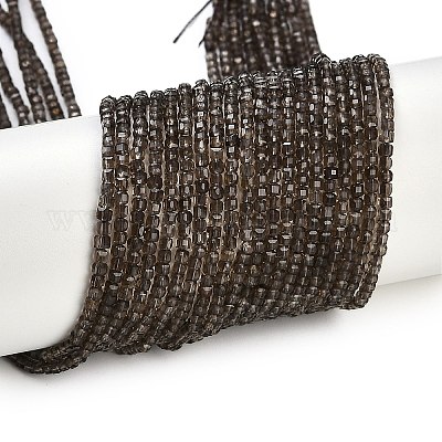 Природный дымчатый кварц нитей бисера&nbsp;G-P553-E06-01-1