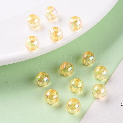 Прозрачные акриловые бусины MACR-S370-B8mm-719-1