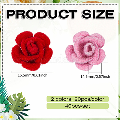 40 шт. 2-цветная пластиковая заколка для волос для укладки волос для женщин и девочек&nbsp;OHAR-MA0001-01-1