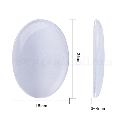Кабошоны кошачьего глаза CE063-18X25-9-1