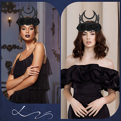 Головной убор из фетра и сплава корона&nbsp;OHAR-WH20020-01B-1