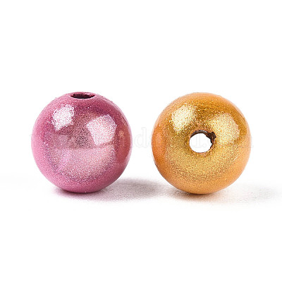 50 шт брызг покрашенный акриловые шарики&nbsp;MACR-YW0003-49-1