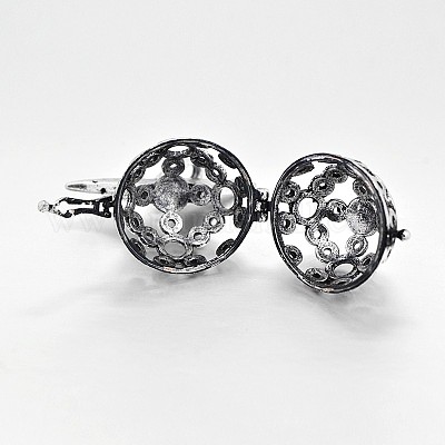 Подвески из латуни с полыми клетками&nbsp;LS-KK-J189-08AS-1