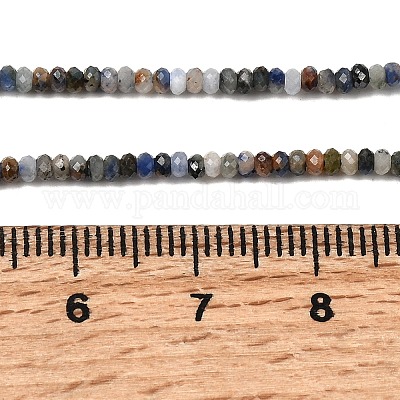 Природный содалит бисер нитей&nbsp;G-RM241221-T3-1