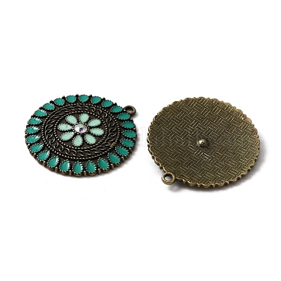 Подвески из эмали и сплава&nbsp;ENAM-WH0054-44C-1