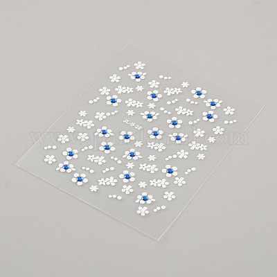 Пластиковые наклейки ногтей&nbsp;MRMJ-WH20004-19D-1