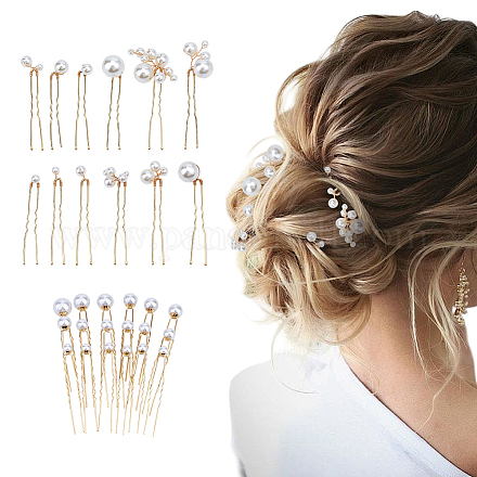 2 набор 2-х видов железных заколок для волос для женщин&nbsp;OHAR-ME0001-03-1