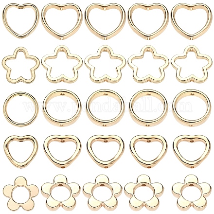 100шт ccb пластиковая рамка для бусин CCB-YW0001-64G-1