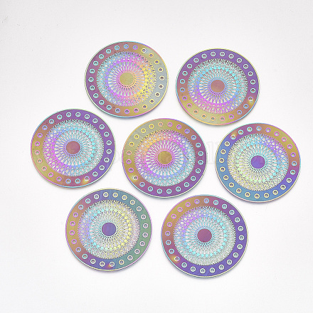 Ионное покрытие (ip) 304 нержавеющая сталь филигранные соединительные элементы звенья&nbsp;LS-X-STAS-S108-50-1