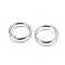 Tarnish Resistant 304 Stainless Steel Open Jump Rings, Saw Cut Seamless Round, Stainless Steel Color, 9 Gauge, 29.5x3mm, Inner Diameter: 24mm