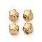 304 Stainless Steel Beads, Star, Ion Plating(IP), Real 18K Gold Plated, 4x3.5x4.5mm, Hole: 1.5mm