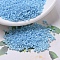 MIYUKI Delica Beads, Cylinder, Japanese Seed Beads, 11/0, (DB0164) Opaque Turquoise Blue AB, 1.3x1.6mm, Hole: 0.8mm, about 10000pcs/bag, 50g/bag
