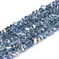 Гальванизируйте прозрачное стекло бисер нитей&nbsp;GLAA-N021-4mm-29