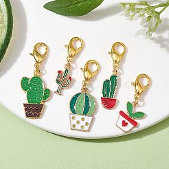 Подвесные украшения из сплава эмали&nbsp;HJEW-JM01801